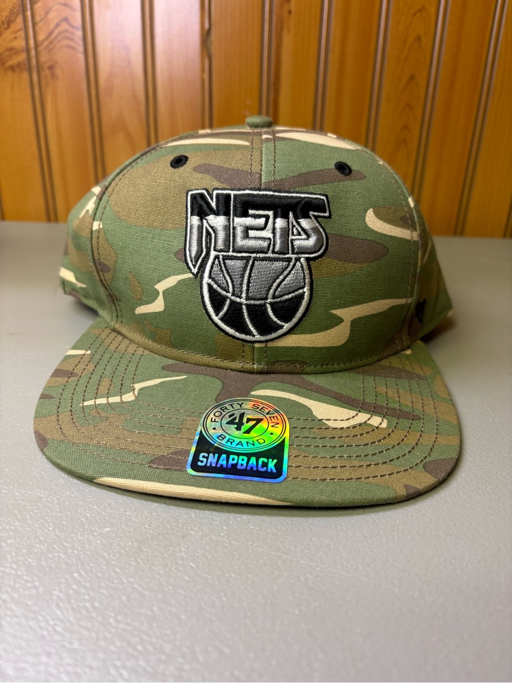47 Brand Camo Nets Snapback Hat - Green, Brown, Tan